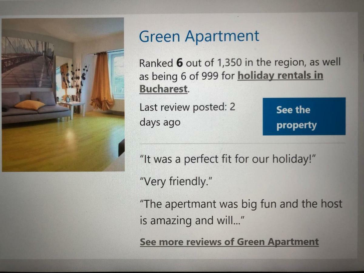 New Green Apartment Studio 1 بوخارست المظهر الخارجي الصورة